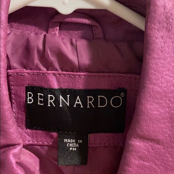 Bernardo metallic purple leather jacket - Picture 2 of 9
